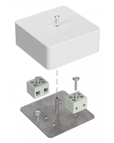 Коробка огнестойкая 75х75х30 (40-0450-FR2.5-4). Коробка огнестойкая для открытой установки. Промрукав в Ярославле