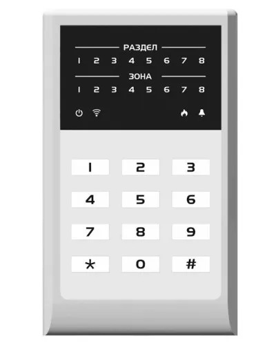 МИРАЖ-КД-04 (grey). Кнопочная кодовая панель. Стелс НПП в Ярославле