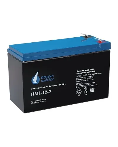 HML-12-7. Аккумулятор герметичный свинцово-кислотный. Связь инжиниринг в Ярославле